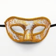 thumbnail image 3 of Wosthever Máscara de mascarada de moda para hombres, máscaras de fiesta misteriosas, máscara de carnaval de fiesta de media cara Kits de decoración para fiestas Negro, 3 of 6