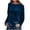 Blue, variant on Aboser Womens Boat Neck Velvet Tops Dressy Casual Long Sleeve Shirts Solid Color Basic Tees Loose Fit Velour Pullover Shirt Cozy Soft Spring Blouses