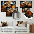 thumbnail image 4 of Designart "Buffalo Majestic Bison composition" Animals Metal Art Print, 4 of 5