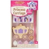 Melissa & Doug Decorate-Your-Own Wooden Princess Carriage Craft Kit