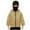 Beige, variant on Unisex Boys Girls Balaclava Hoodie with Face Mask Kids Full Zip Up Ski Mask Jacket Double Hooded Pullover Sweatshirt Wind Resistant Cardigan Outwear Tops Red 8-9 Years