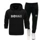 thumbnail image 2 of Conjunto de 2 piezas de chándal con capucha y pantalones con cordón, sudaderas deportivas para hombre y mujer, ropa deportiva para correr, marca Otoño Invierno, 2 of 4