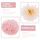thumbnail image 5 of BRIGHTFUFU 21pcs clips de peluquería de flores de seda accesorios para el cabello para mujeres niños niños pequeños, 5 of 7