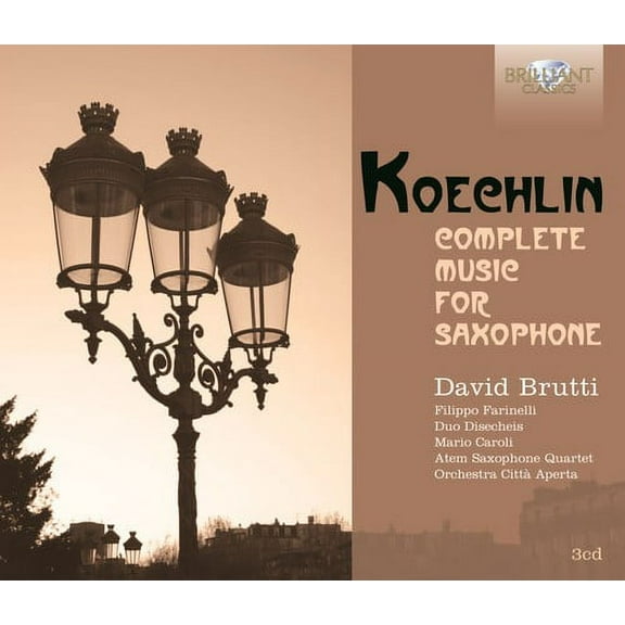 David Brutti - Complete Music for Saxophone - Music & Performance - CD