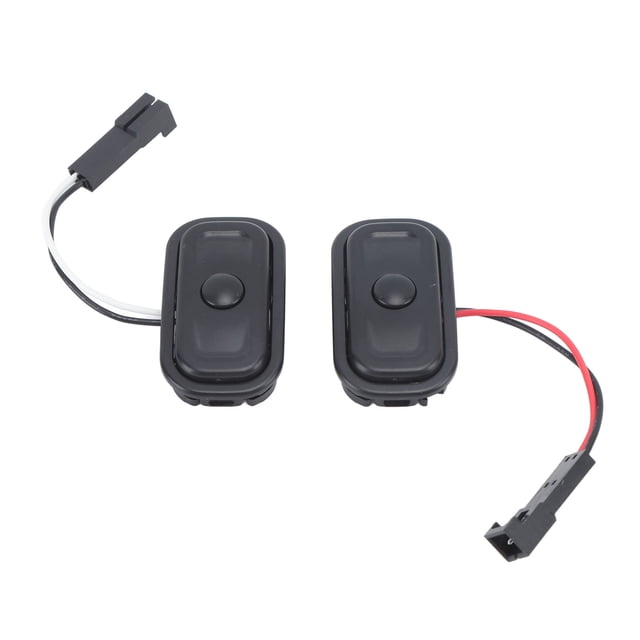 2 piezas Interruptor de control de radio para volante Ajuste directo izquierdo y derecho 56046098AB 56046098AA para Grand Cherokee Liberty