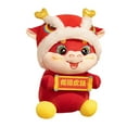 thumbnail image 5 of Tongina Chinese New Year Dragon Plush Doll Animal Ornament Gatherings Party Supplies Cuddly Dragon Figurine for Living Room Festivals 55 CM, 5 of 8