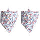 thumbnail image 1 of Pañuelos de verano para perros, bonitos pañuelos de algodón suave para cachorros y gatos, lavables a diario, accesorios ajustables para mascotas, 1 of 5