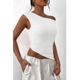 thumbnail image 4 of Remera PRETTYGARDEN 2025 Crop Top con Hombros Descubiertos y Fruncido XL, 4 of 8