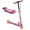Rose, variante sur Qaba Trottinette pour Enfants de 3 à 8 Ans, Trottinettes à Pousser Réglables avec Roues Lumineuses