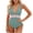Army Green, variant on One Piece Swimsuit for Women Deep Plunging V-Neck Solid Color Adjustable Straps Swim Suits Size S-XXL