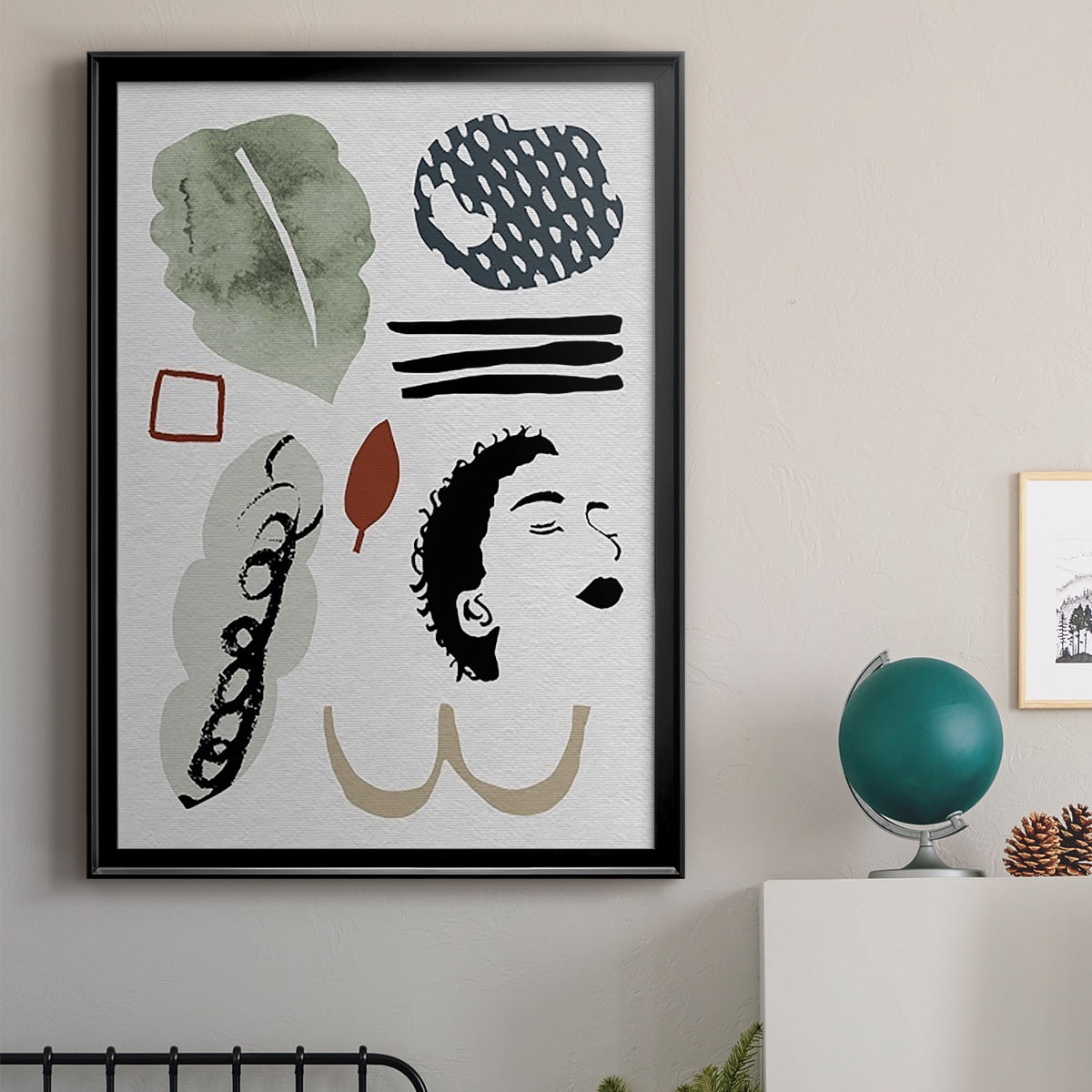 Collected Mindfulness III Premium Framed Print, in Gold, Black, or Silver - Ready to Hang