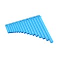 thumbnail image 1 of Xuanheng 16 Pipe Pan Flute Easy Learning Teaching Panpipe for Music Lover Performance Blue, 1 of 8