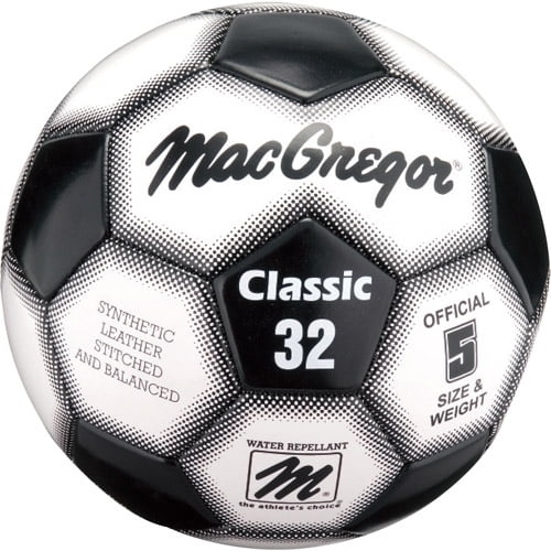 MacGregor Classic Soccer Ball Size 3 Black And White Walmart Walmart