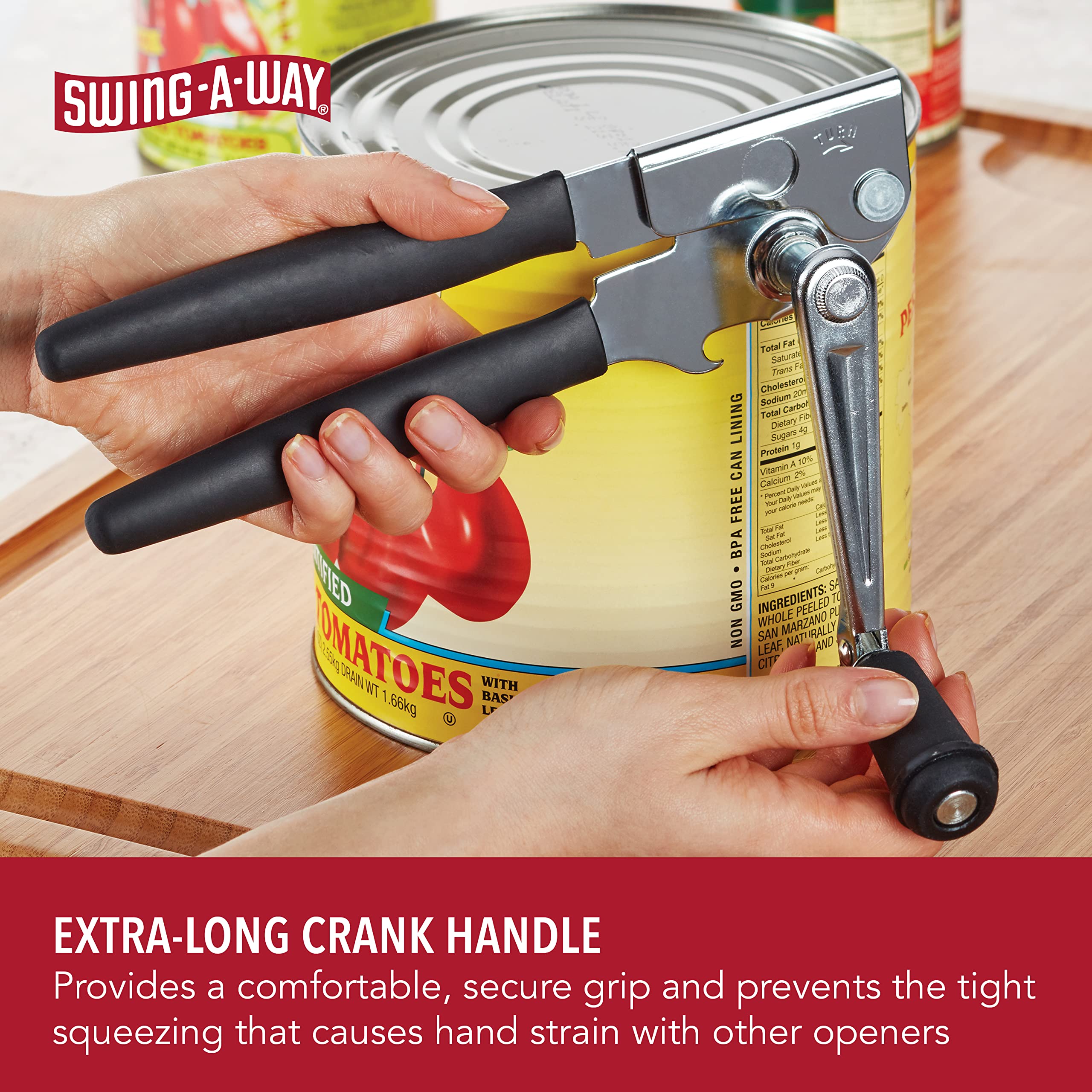 Swing-A-Way Stainless Steel Manual Can Opener photo 4