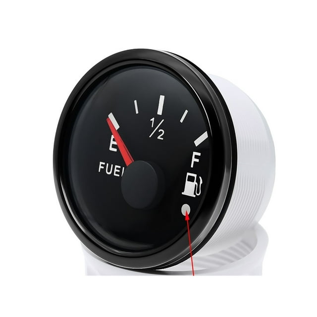 Universal Car Fuel Gauge+Fuel Level Sensor 100~600mm For 52mm Fuel Level Gauge 240-33 Ohm Oil Float Level Sensor RV Boat ,Easy to Install