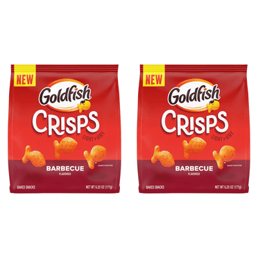 Goldfish Crisps Barbecue Crackers - 6.25oz pack of 2