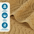 thumbnail image 3 of BNM Chevron Zero Twist Cotton 8 Piece Towel Set, Gold, 3 of 17