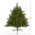 thumbnail image 3 of 4ft. Wyoming Mixed Pine Artificial Christmas Tree with 250 Clear Lights and 462 Bendable Branches, 3 of 7