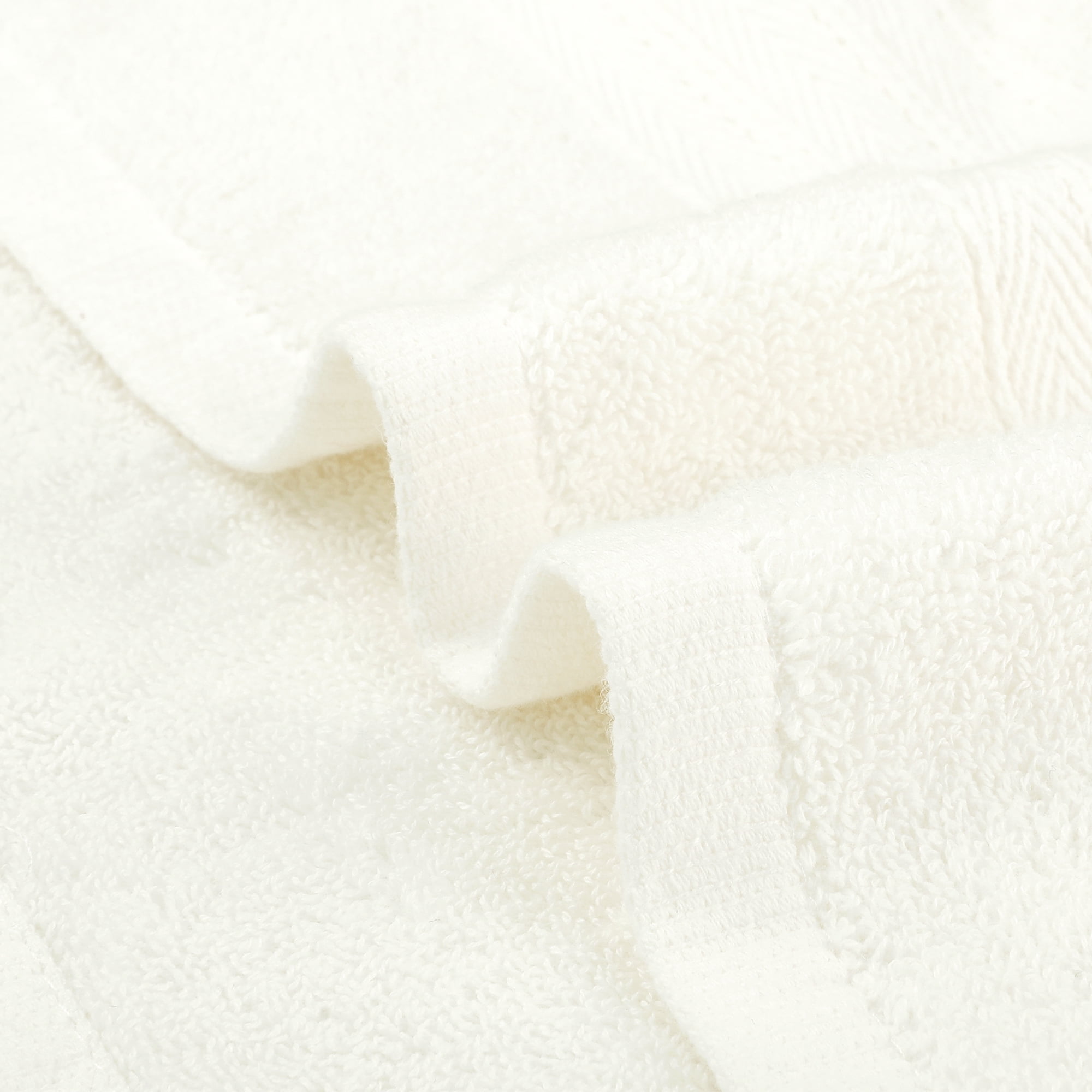 Unique Bargains Striped Cotton Bath Washcloths Absorbent Face Towel Body Wash Cloth Towels Beige 6