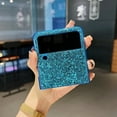 thumbnail image 2 of Dteck Case for Samsung Galaxy Z Flip 4,Shockproof Bling Glitter Hard PC Cover Slim Lightweigh Case for Galaxy Z Flip4 5G,Blue, 2 of 7