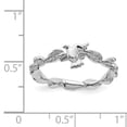 thumbnail image 2 of Stackable Expressions Sterling Silver Rhodium-plated Dove Ring, 2 of 8