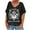 Black, variant on Womens Tops Dressy Casual Sexy Summer Blouses Work Out Shirts Gym Loose Pack Basic Fitted Tees