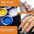 thumbnail image 4 of 12-Color 3D Nail Art Pen Set Acrylic Paint Markers for Creative Nail Designs, Dotting & Lining - Essential DIY Manicure Tools for Home Nail Salon, 4 of 9
