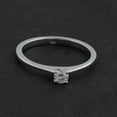 thumbnail image 5 of 0.2 TCW Solid 18 Kt White Gold SI Clarity HI Color Diamond Promise Solitaire Ring, 5 of 5
