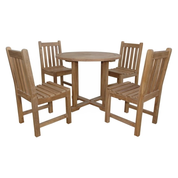 Anderson Teak Braxton Round Patio Dining Set