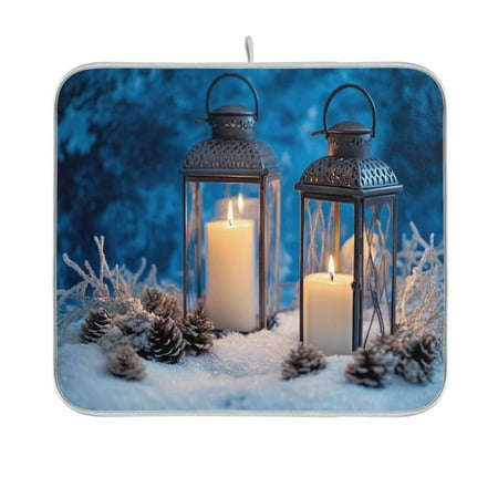 

BZSMCE Dish Drying Mat Candles Design Drying Mats