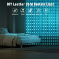 thumbnail image 5 of DIY Curtain Lights,Smart Christmas Curtain Lights,400 LED RGB 9.84ft x 9.84ft Color Changing Wall Light,IP65 Waterproof & Dynamic String Lights with APP for Room,Bedroom,Backdrop Halloween Decor, 5 of 15