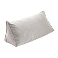 thumbnail image 3 of jifeng Back Cushion Backrest Bedding Accessory with Zipper Living Room Throw Pillow Light Gray, 3 of 9
