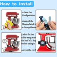 thumbnail image 4 of Bolsa organizadora de cables para utensilios de cocina, Clip para cables, compatible con organizador de cables, soporte para cables de electrodomésticos, Compatible con Kitch, 8 Ud, 4 of 5
