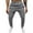 Dark Gray, variant on Clearance! Lisingtool Sweatpants for Men Men's Drawstring Sweatpants Mid-Waist Casual Pants for Men with Pockets Black Promotion Sale