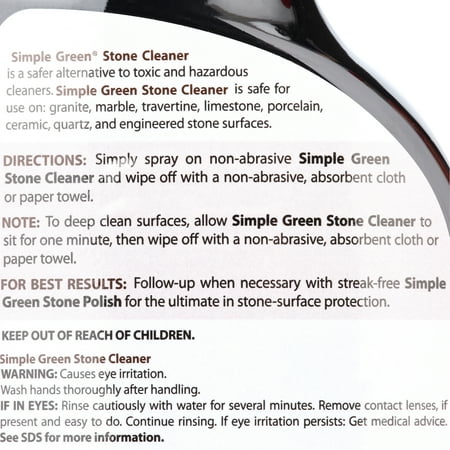Simple Green Stone Cleaner, 16 Oz