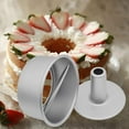 Set of 3 Pieces Angel Food Cake Pan Aluminum NonStick Round Chiffon
