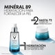 thumbnail image 3 of Vichy Mineral 89 Cream, Crema Facial Hidratante 72H, con Agua Volc&aacute;nica, &Aacute;cido Hialur&oacute;nico, Escualeno y Niacinamida, para Todo Tipo de Piel, Fortalece la Barrera Cut&a, 3 of 10