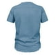 thumbnail image 4 of Camiseta de denim con cuello en V para hombre: camiseta de manga corta con flecos, diseño moderno, versátil para el trabajo o las vacaciones, tallas disponibles de la S a la XXXL, 4 of 8