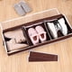 thumbnail image 3 of Wosthever Organizador de zapatos, cajas de almacenamiento plegables ajustables para ahorrar espacio, bolsa lavable a prueba de polvo, soporte para zapatos Almacenamiento y organización del hogar S Wosthever HA077633-02, 3 of 6