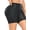 Black, variant on Women Hip Padded Booty Lifter Shapewear Thicker Enhancer Removable 4 Pads Control Panty for Bigger Butt