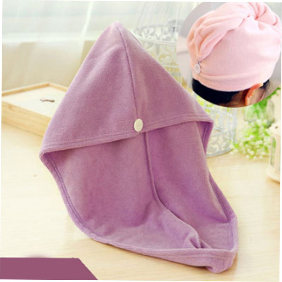 DANJIA Items super absorbent dry hair hat pink household goods daily necessities series of familiar everyday use Color : Blue 