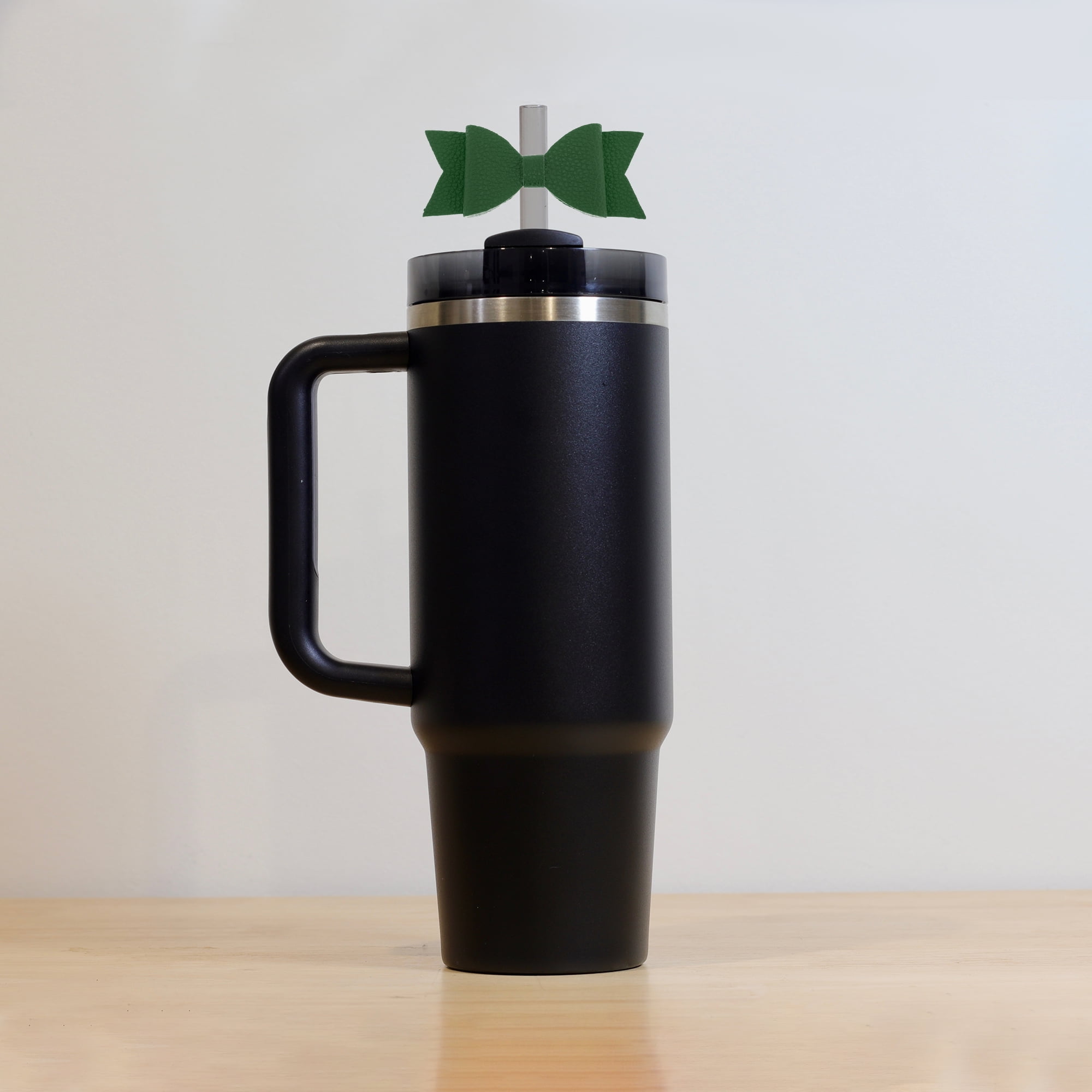 Unique Bargains 1Pc Bowknot Durian Cup Drinkware Accessory Deep Green