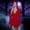 Red, variant on IUYRTFE Women's Solid Color V-Neck Long Sleeve Dress Slim Fit Stretch Casual Party Midi Dress
