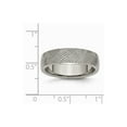 thumbnail image 6 of Titanium 6mm Textured Band Size: 8; for Adults and Teens; for Women and Men, 6 of 6
