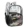 thumbnail image 2 of PVC Transparent Backpacks Clear Backpack for Travel and Outings Cute Cartoon Penguins, 2 of 7