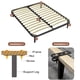 thumbnail image 5 of Uxcell 4 Set de Patas de Soporte de Cama Metálicas Ajustables de 7.8 a 10.6 pulgadas, Patas en Forma de T Adecuadas para Muebles de Marco de Cama y Gabinete, 5 of 7
