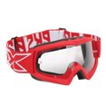 thumbnail image 2 of Motocross Goggles, TPU Frame Falling Resistant Motorbike Goggles Adjustable  For Climbing 8060 Red Frame, 2 of 8