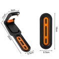 thumbnail image 1 of Bike Storage Garage Wall Bike Storage Rack Mount Hanger Hook Holder Showing Stand Orange ABS Heavy Duty Steel 1Set, 1 of 4