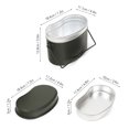 thumbnail interactive-video image 1 of Camping Lunch Box Outdoor Mess Tin Kit Aluminum Ca... – Grandado 1 of 1
