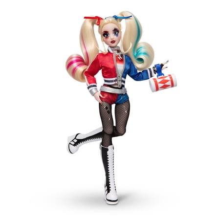 DC Harley Quinn Collector Fashion Doll with Doll Stand and Accessories
